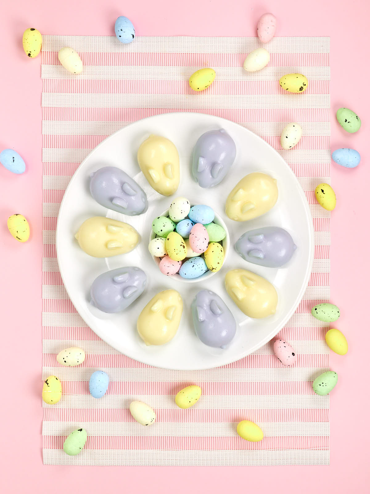 Spring jello dessert for Easter.